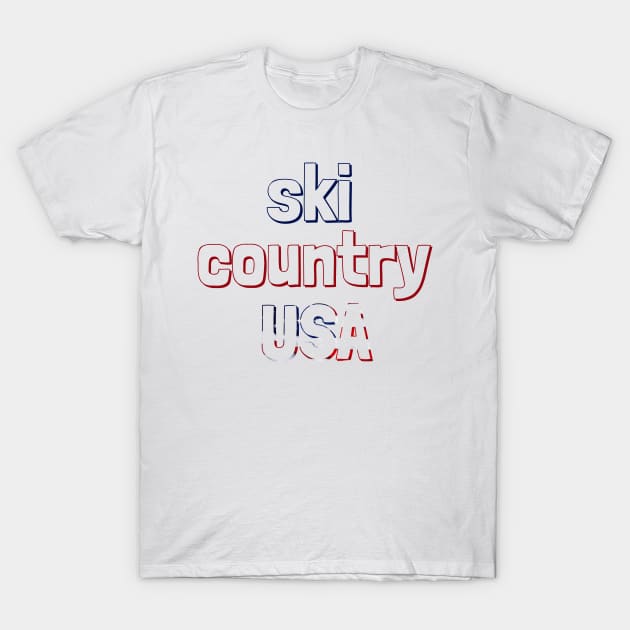 Ski Country USA T-Shirt by photosbyalexis